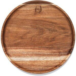 Acacia Wood Serving Tray Charcuterie Board Kitchen Countertop Organizer